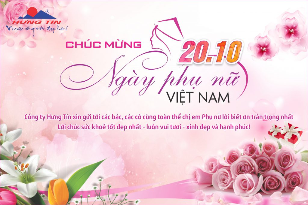Chúc mừng ngày Phụ nữ Việt Nam.