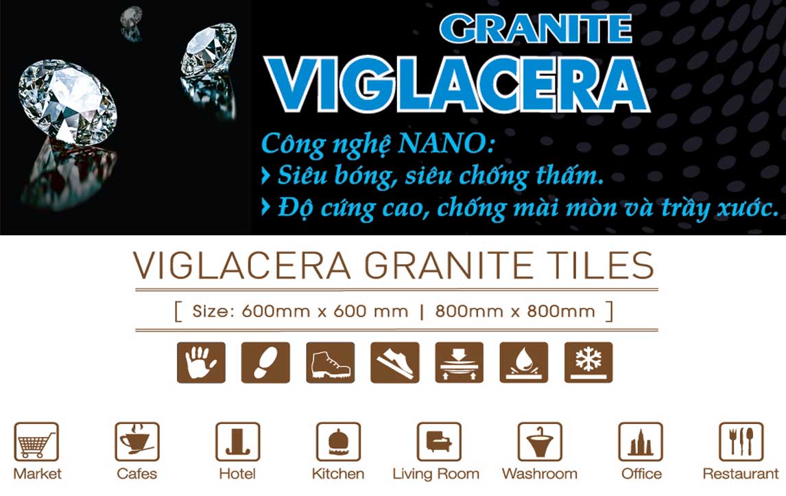Gạch lát nền Viglacera 80x80 TS1-817 - Hưng Tín