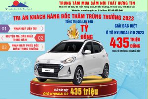 CHƯƠNG TRÌNH TRI ÂN KHÁCH HÀNG BỐC THĂM TRÚNG THƯỞNG 2023 – TỔNG TRỊ GIÁ GIẢI THƯỞNG LÊN ĐẾN 1 TỈ ĐỒNG!