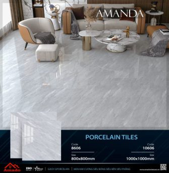 Gạch lát nền 800x800mm AMADO 8606